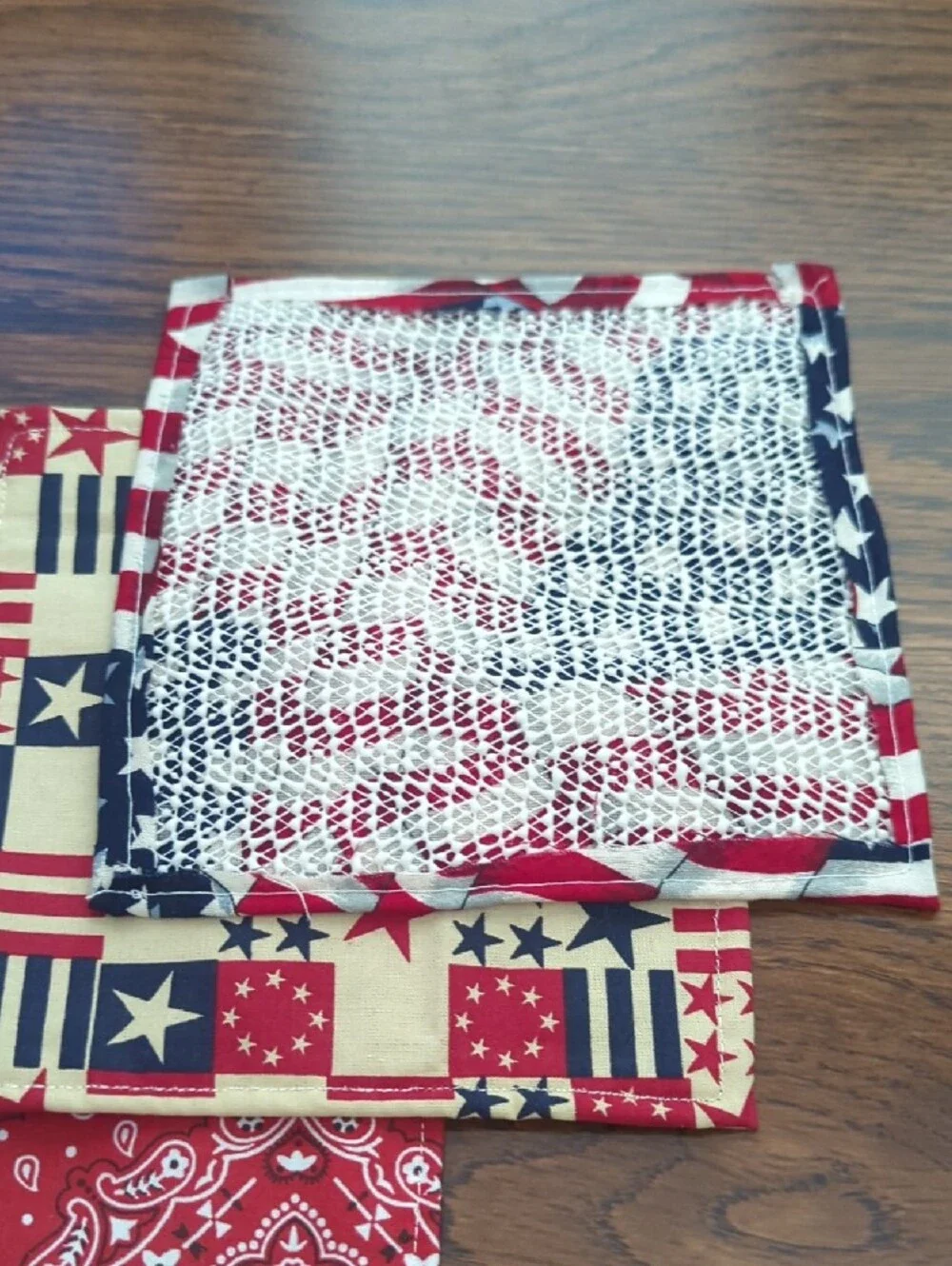 Patriotic Jar Grippers Set Of 3